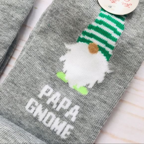 Christmas Gnome Socks by CHATTIES Mama Papa Big Kid and Kid Family Set of 4 - Picture 9 of 13